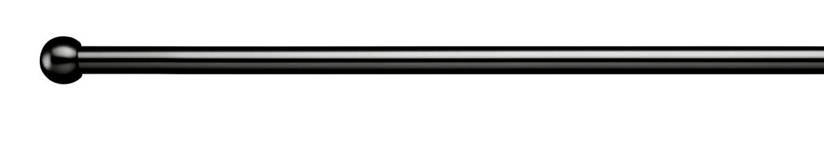 ZÁVESOVÁ TYČ S PRÍSLUŠENSTVOM WAND/DECKE - čierna, kov (160-280cm) - Premium Living