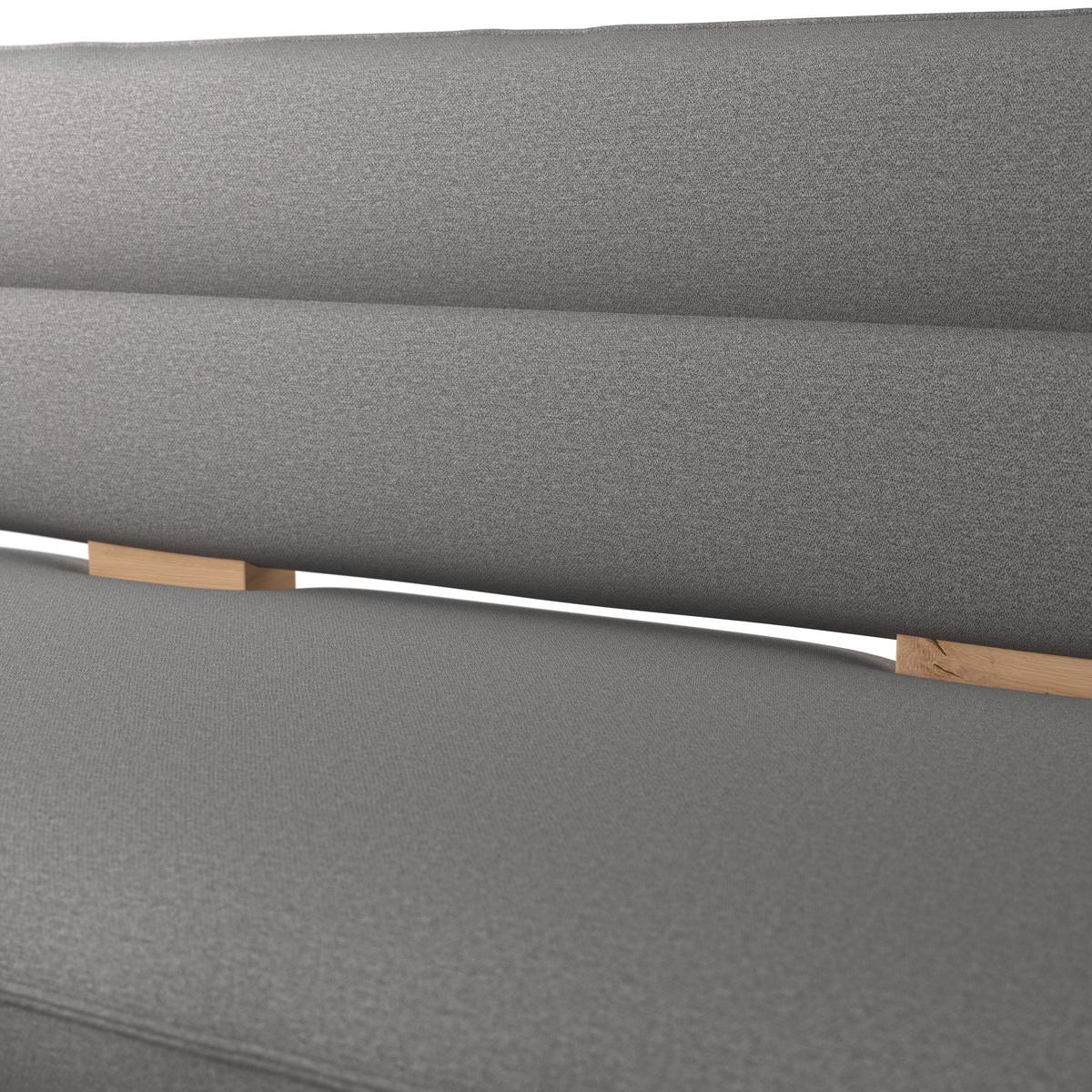 Eckbank Beluna Ii Webstoff Dunkelgrau, B: 170cm - Eichefarben/Dunkelgrau, KONVENTIONELL, Holz/Textil (170/192cm) - James Wood