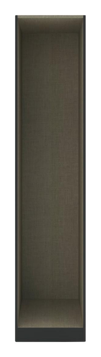 Korpus Šatní Skříně Unit - antracitová, Moderní, kompozitní dřevo (45,6/210/56,5cm) - Ondega
