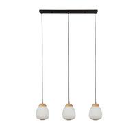 Hängeleuchte 31411-3na - Schwarz/Weiß, Basics, Glas/Metall (20/15/78,5cm)