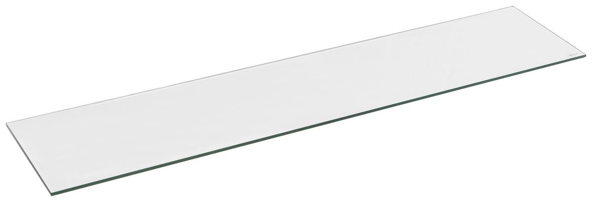 Wandregal Galileo 3 B: 80 Cm Klar 1 Fach - Klar, MODERN, Glas (80/0,8/20cm)