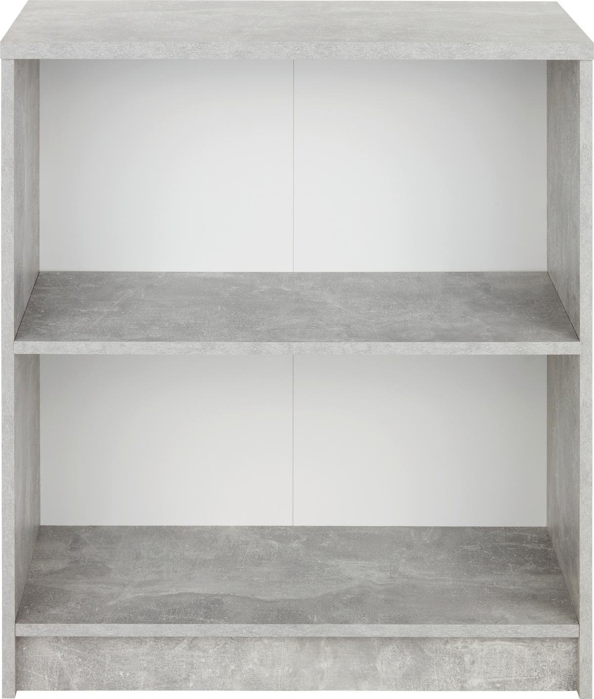 REGÁL 4-YOU NEW YUR01 - čierna/sivá, Modern, kompozitné drevo/plast (74/85,5/34,6cm)
