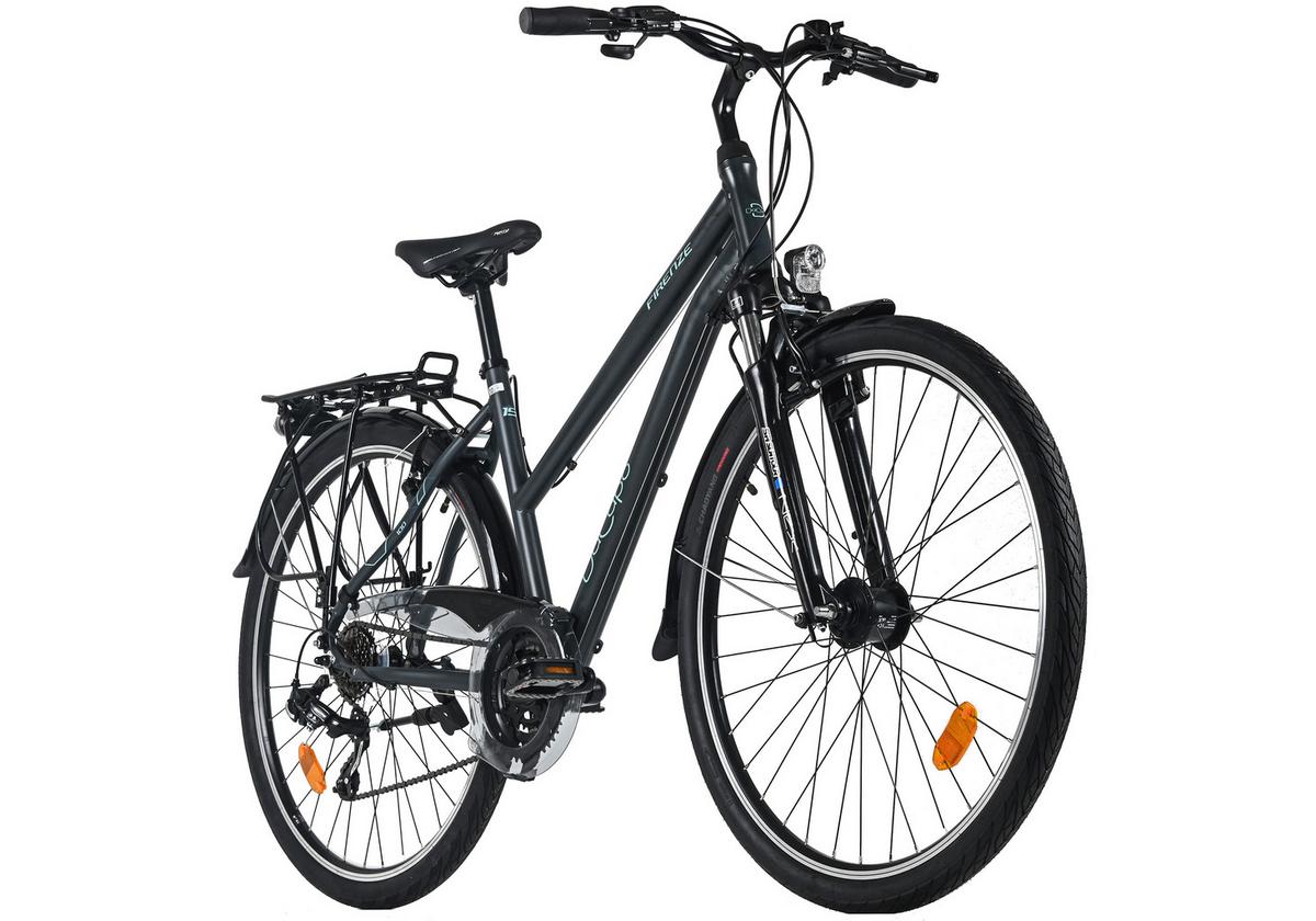 Trekkingrad Damen 28 Zoll - Anthrazit, Basics, Metall (25cm)