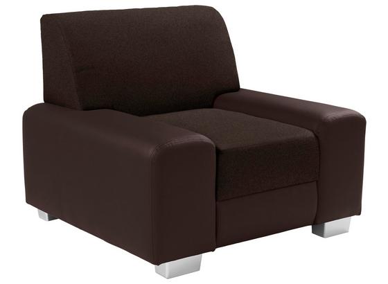 Křeslo Miami - tmavě hnědá/hnědá, Moderní, kov/dřevo (104/81/90cm) Křeslo Miami - tmavě hnědá/hnědá, Moderní, kov/dřevo (104/81/90cm)
