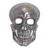Wanddeko Schädel Silberfarben B: 30 Cm - Silberfarben, Design, Metall (30/41/15,5cm) - Livetastic