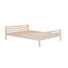 Bett Echtholz Massiv 140x200 Nadine, Kiefer Natur - Kieferfarben, KONVENTIONELL, Holz (140/200cm) - MID.YOU