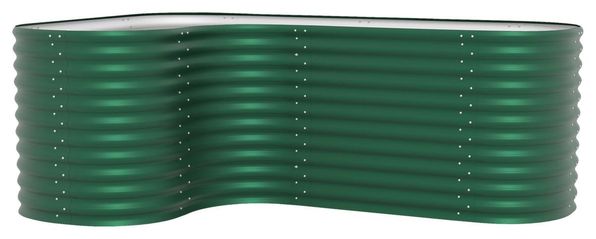 Hochbeet Erweiterung 80x85,8x80 Cm Dunkelgrün - Dunkelgrün, Basics, Metall (80/85,8/80cm)