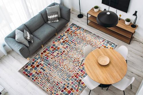 Webteppich Multicolor Anouk 80x150 cm - Multicolor, Design, Textil (80/150cm) - Kayoom