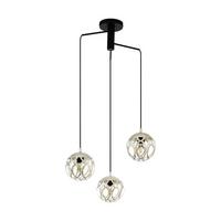 Hängeleuchte 99073* Mirtazza - Champagner/Schwarz, KONVENTIONELL, Metall (59/110cm) - Eglo