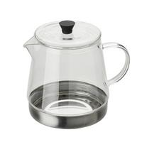 Teekanne Ted - Klar/Edelstahlfarben, Basics, Glas/Kunststoff (14.5/17cm) - James Wood