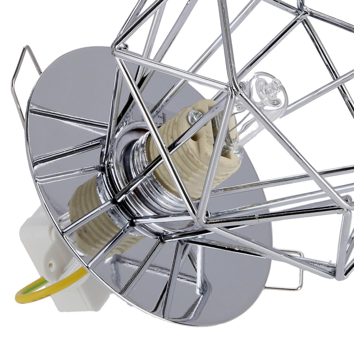 Deckenstrahler Sk-85 - Alufarben, KONVENTIONELL, Metall (9/9/6.5cm)