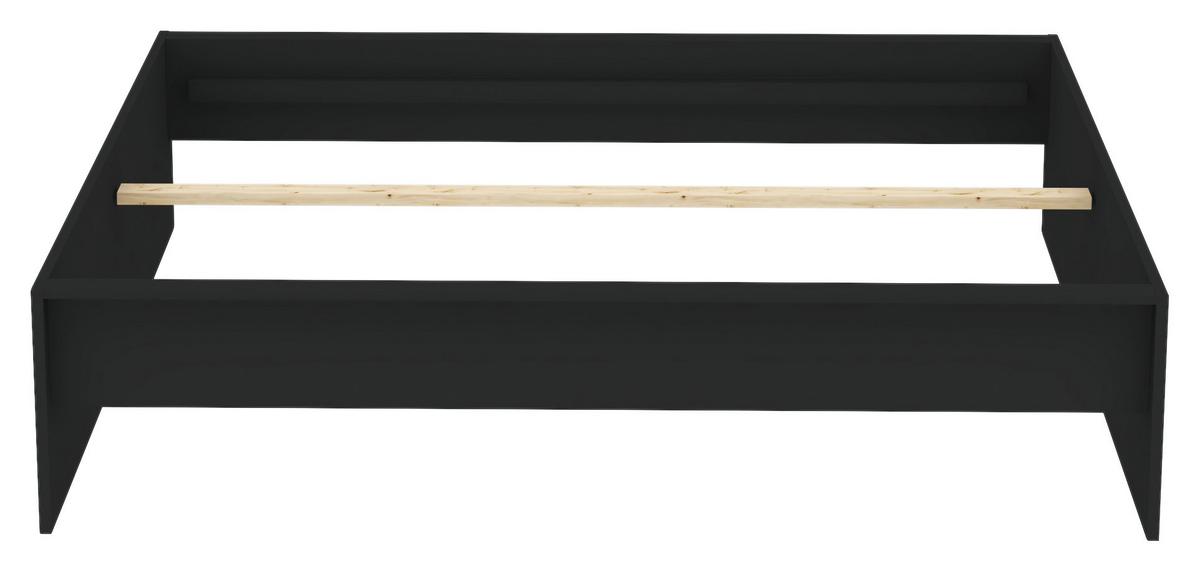 Unit Elements Bettrahmen 180x200 cm Anthrazit - Anthrazit, KONVENTIONELL, Holzwerkstoff (180/200cm) - Ondega