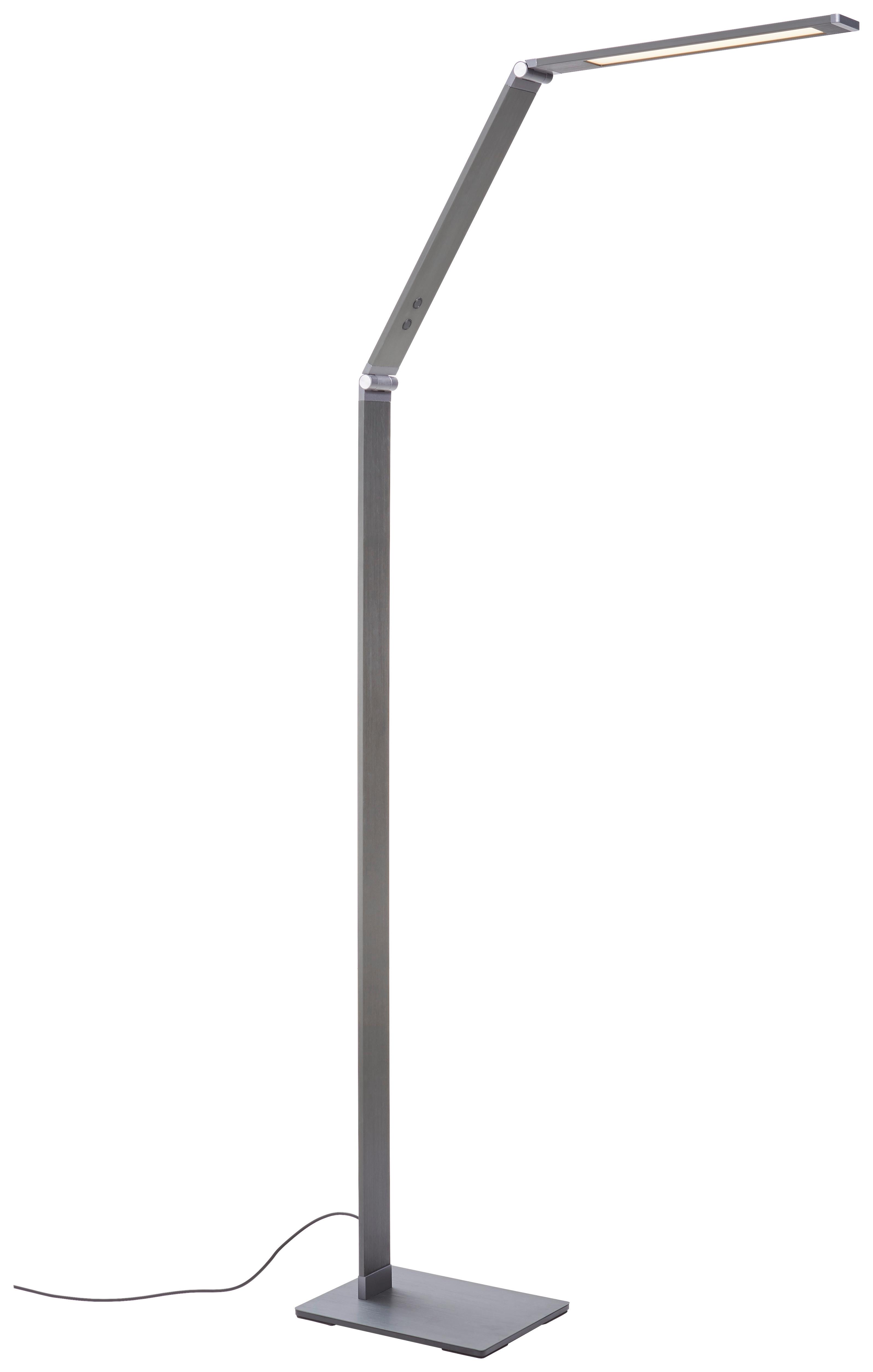 Led-stehleuchte 45841 Geri - Grau, Design, Kunststoff/Metall (36/17/133cm) - Fischer & Honsel