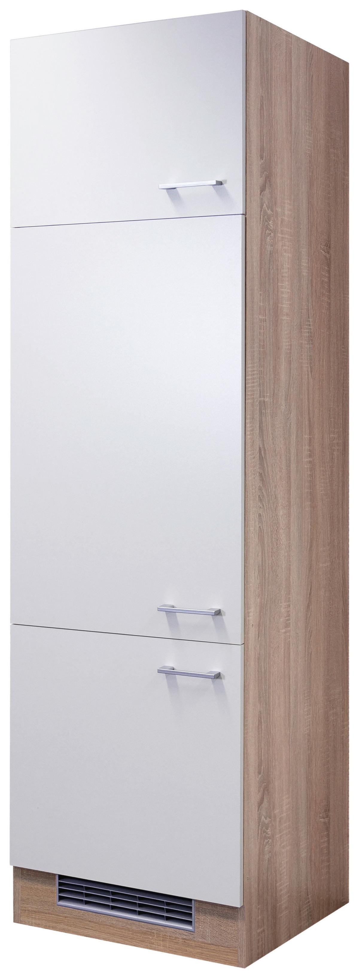 SKŘÍŇKA NA SPOTŘEBIČE SAMOA  GIT60 - bílá/Sonoma dub, Konvenční, kompozitní dřevo/plast (60/200/57cm)