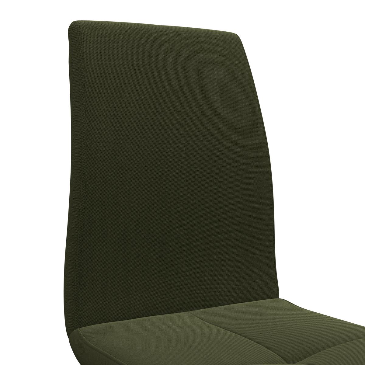 Schwingstuhl Tristan Webstoff moosgrün, B: 41cm - Schwarz/Grün, MODERN, Holz/Textil (41/102/58cm) - James Wood