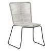 Gartenstuhl Trendy Aus Metall und Kunststoff - Schwarz/Grau, MODERN, Kunststoff/Metall (58/88/62cm) - Beldano