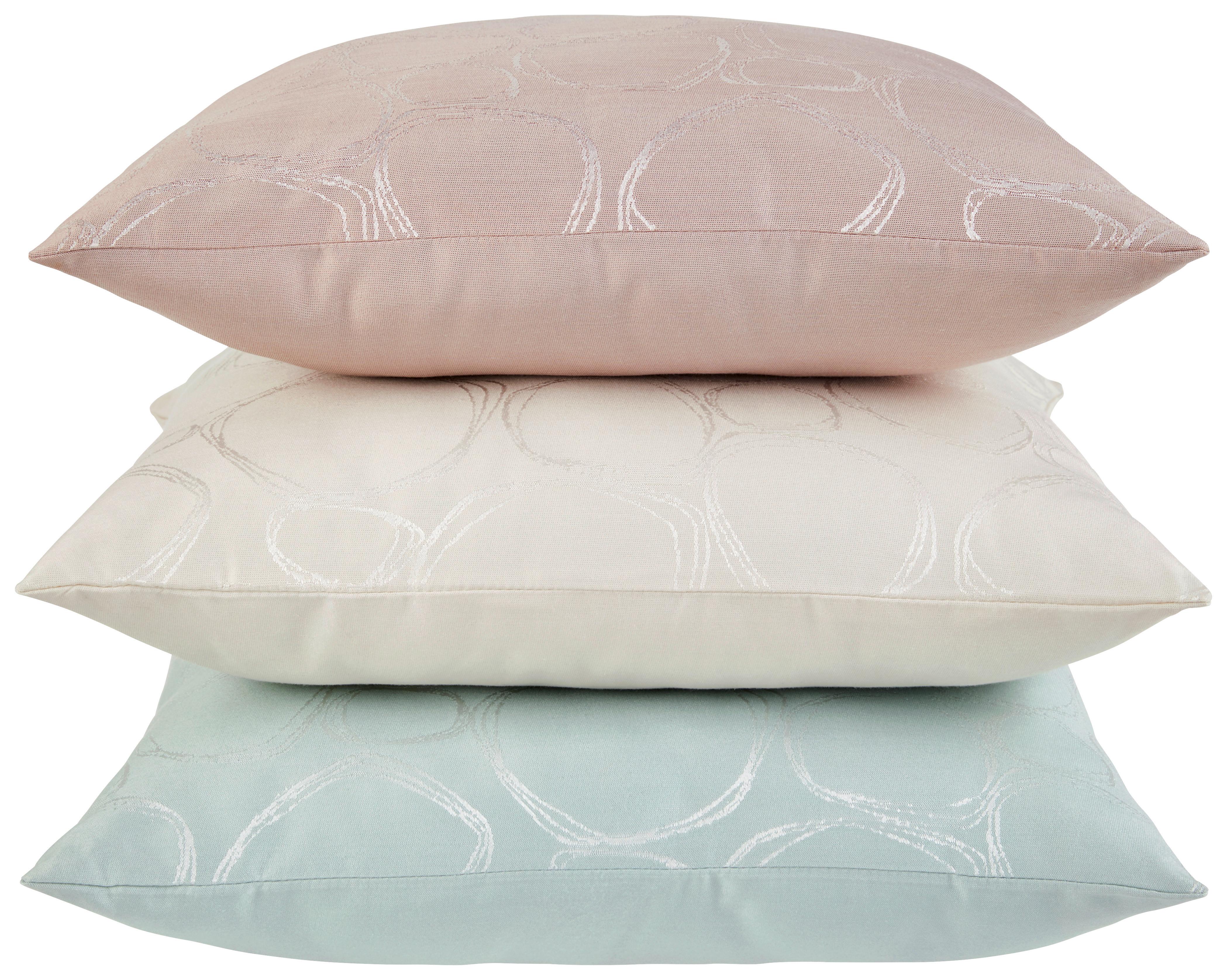 Zierkissen Sabrina 45x45 cm Polyester Mintgrün mit Zipp - Mintgrün, MODERN, Textil (45/45cm) - Luca Bessoni