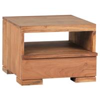 Nachtkästchen Akazie Massiv H: 30 Cm Mumbai - Akaziefarben, KONVENTIONELL, Holz (40/30/40cm) - MID.YOU