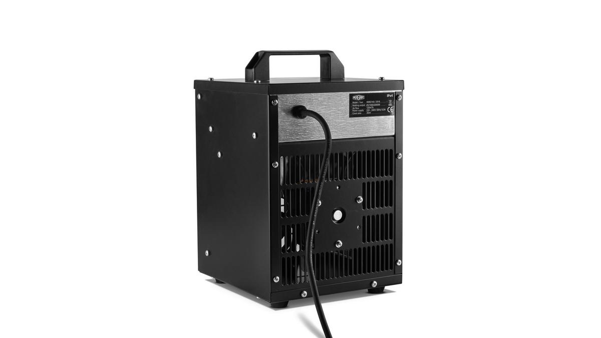 Gewächshausheizung Cephei 2kw - Schwarz, Basics, Metall (21/33/20cm)