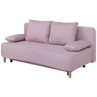 2-sitzer-sofa Lara Mit Schlaffunktion & Bettkasten - Buchefarben/Schwarz, KONVENTIONELL, Holzwerkstoff/Textil (193/86/85cm)