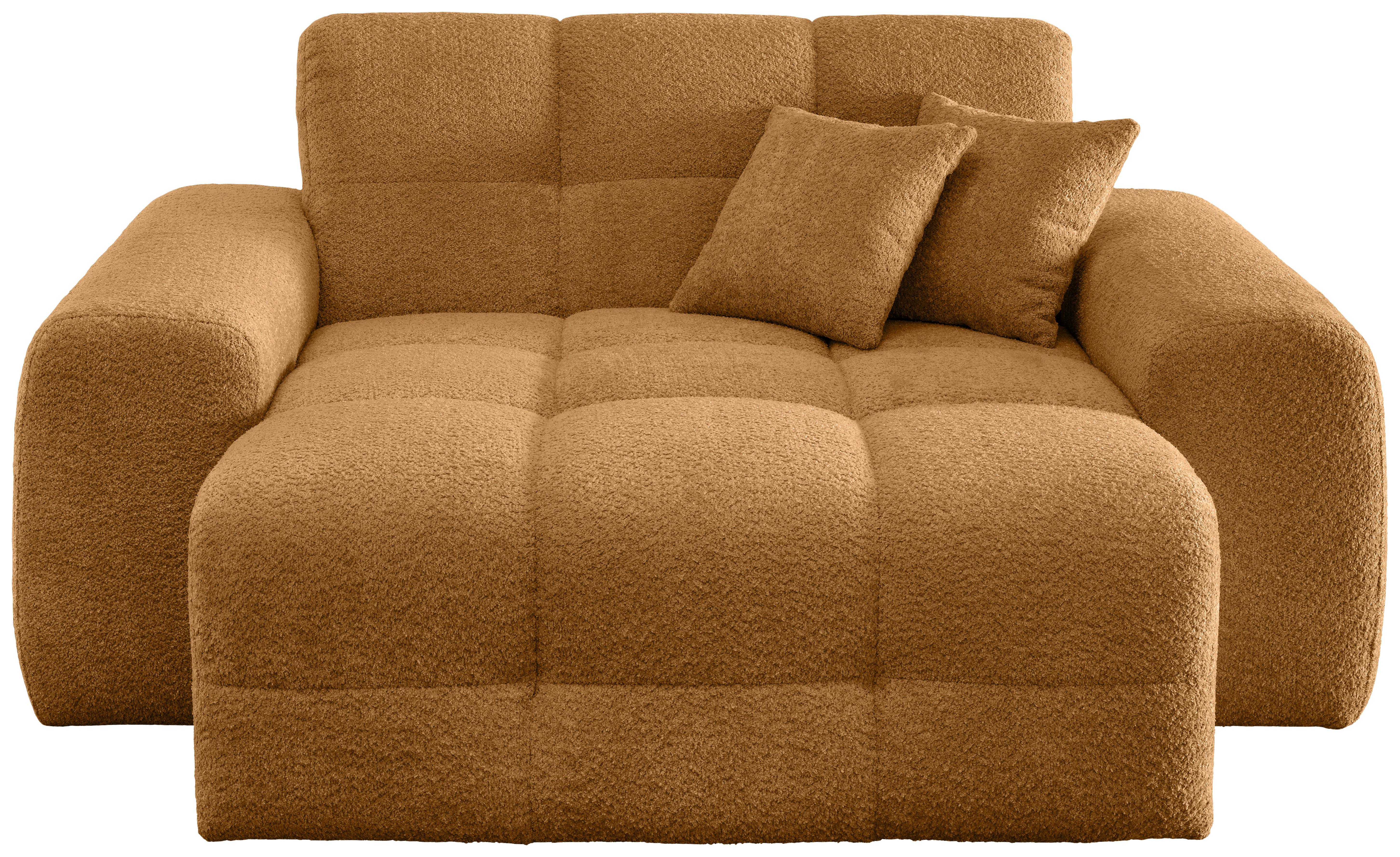 XXL-Sessel Bosco, Goldfarben B: 181 cm - Goldfarben/Schwarz, MODERN, Textil (181/87/155cm) - Livetastic