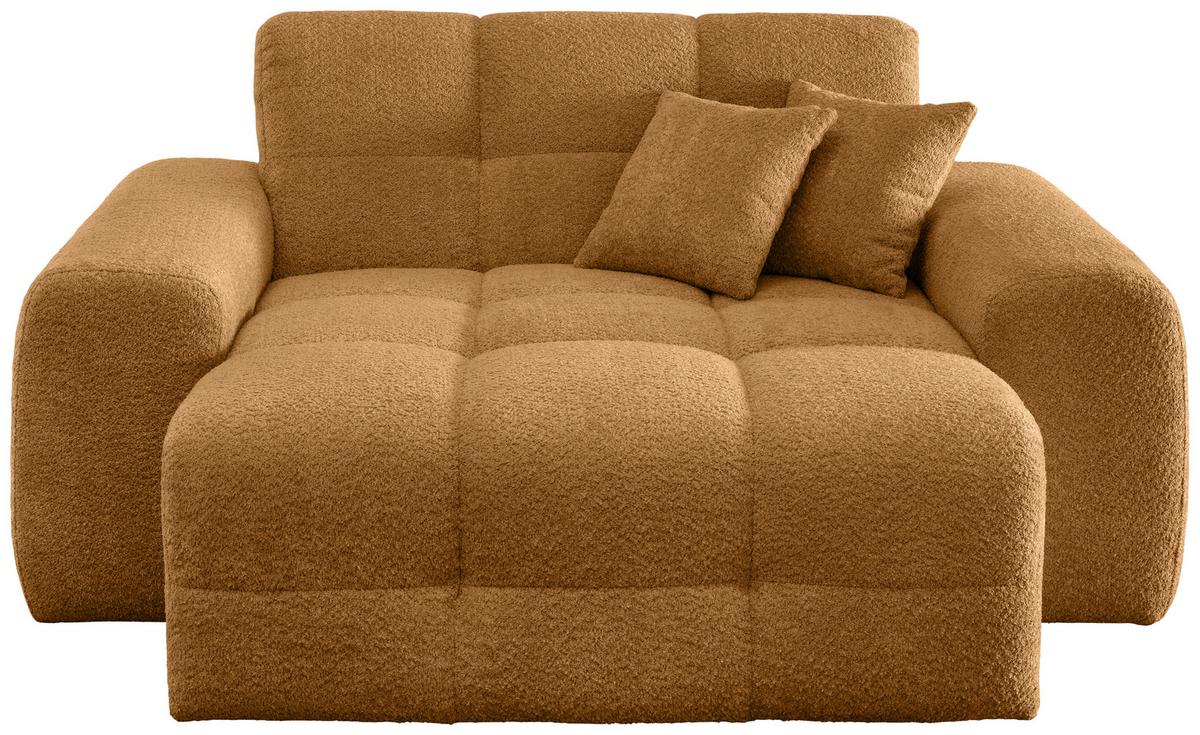 XXL-Sessel Bosco, Goldfarben B: 181 cm - Goldfarben/Schwarz, MODERN, Textil (181/87/155cm) - Livetastic