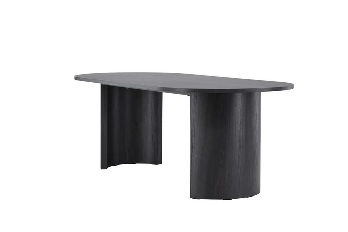 ESSTISCH Grundsund Schwarz L: 220cm - Schwarz, MODERN, Holz (220/100/75cm) - Livetastic