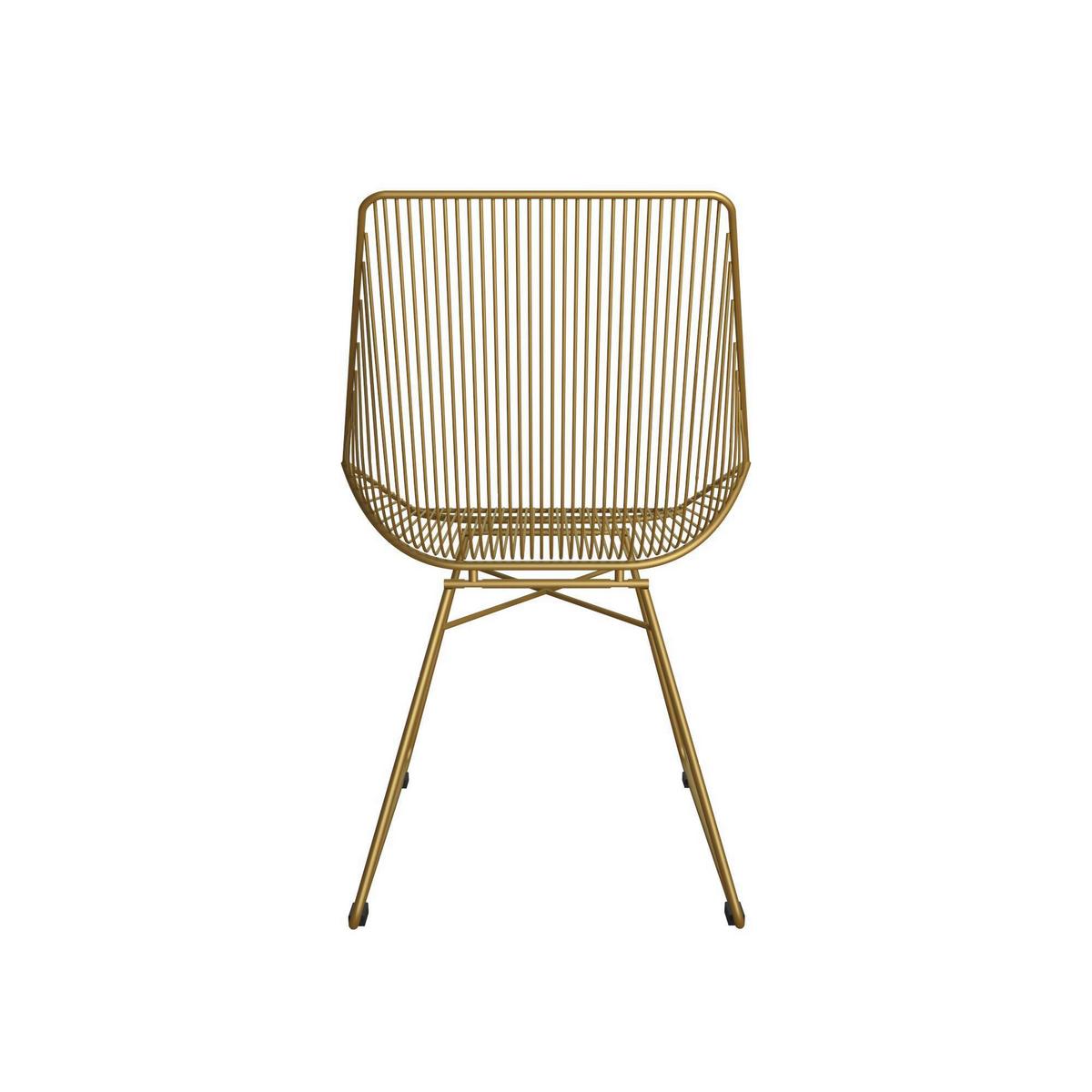 Stuhl Ellis Goldfarben B: 59 Cm - Goldfarben, Design, Metall (59/83/54cm) - MID.YOU