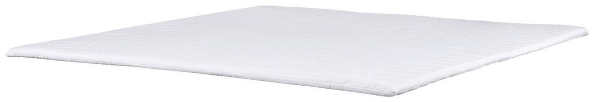 Topper Basic Line 90x200 - Weiß, MODERN, Textil (90/200cm)