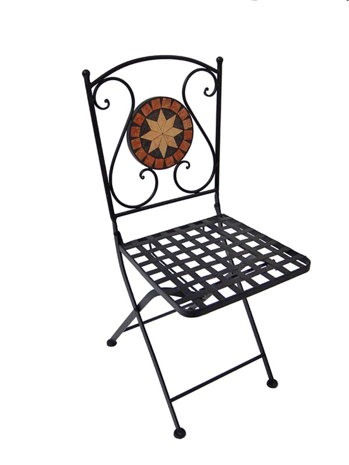 Balkonmöbel Set Pular Metall/Stein - MODERN, Stein/Metall - Gardenson