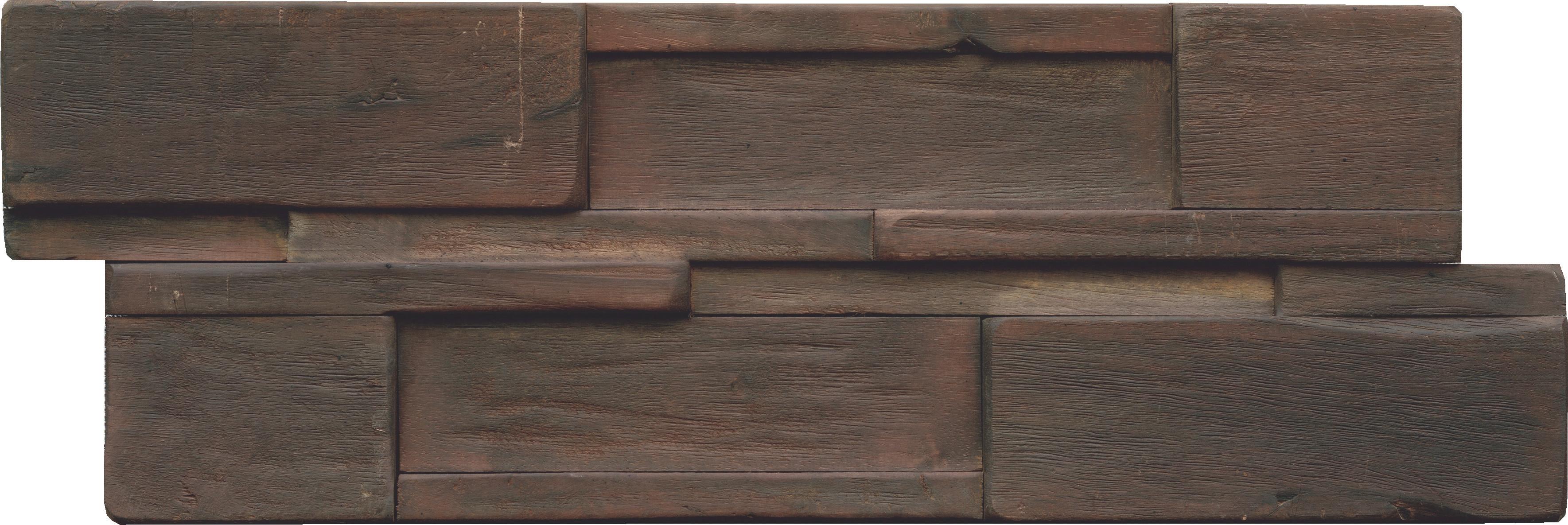 Wandverkleidung Driftwood Hevea Sulu Sea - Dunkelbraun, Basics, Holz (56/20/2cm)