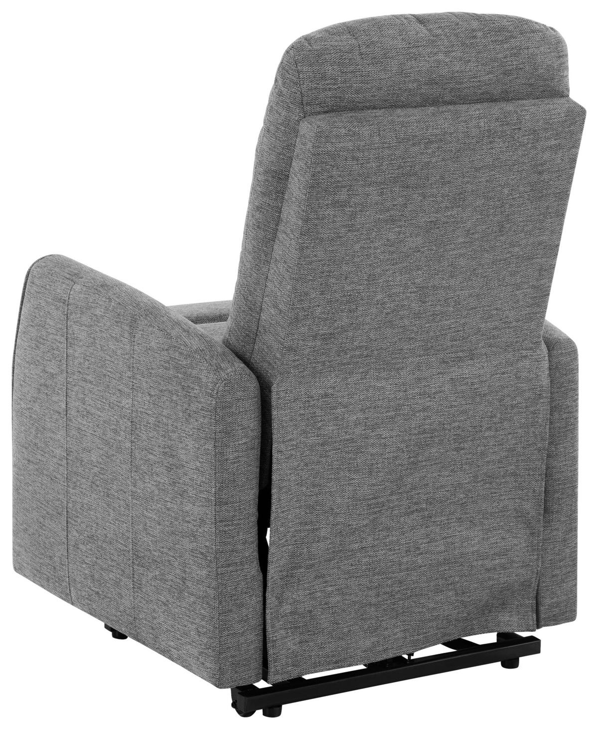 Fernsehsessel Athen Micorfaser Hellgrau, B: 67,5cm - Hellgrau, MODERN, Holz/Textil (67.5/107/88.5cm)