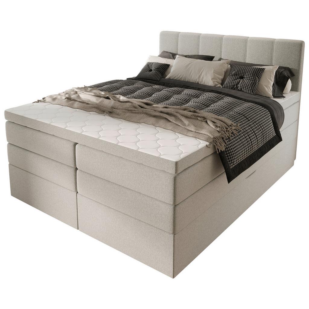 Boxspringbett mit Topper & Bettkasten 180x200 Lauro