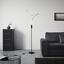 Stojací Led Lampa Thore V: 175cm, 18 Watt - černá/barvy chromu, Romantický / Rustikální, kov (22/175,6cm) - Modern Living Stojací Led Lampa Thore V: 175cm, 18 Watt - černá/barvy chromu, Romantický / Rustikální, kov (22/175,6cm) - Modern Living