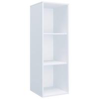 Regál na dokumenty š: 35 cm, bílá - bílá, Moderní, kompozitní dřevo (35/110/37cm) - P & B