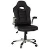 Gamingstuhl Game Sport Schwarz - Silberfarben/Schwarz, MODERN, Kunststoff/Textil (64/118/57cm) - MID.YOU