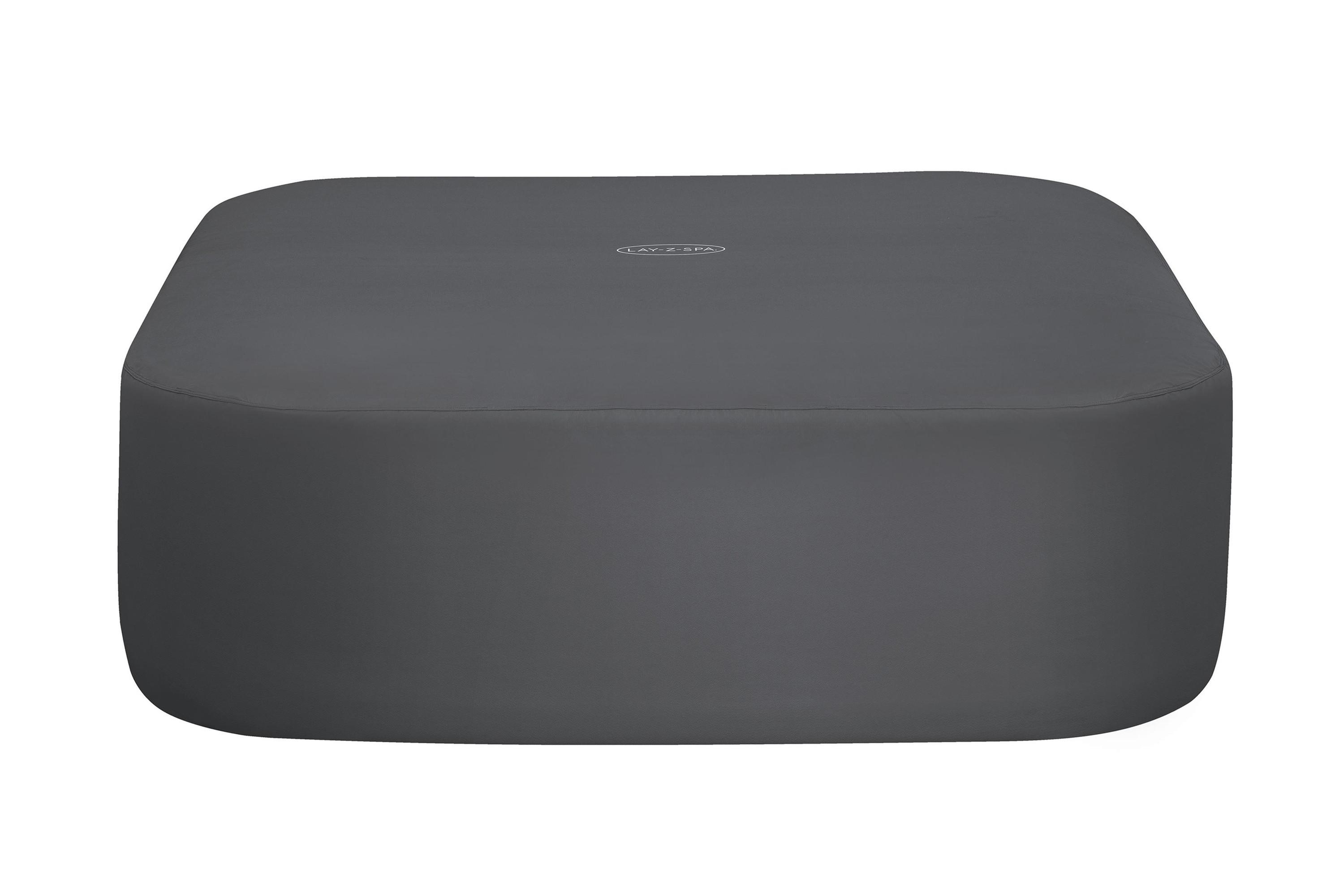 Whirlpoolabdeckung Gustav - Dunkelgrau, KONVENTIONELL, Kunststoff (230/230/71cm) - Bestway