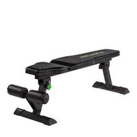 Hantelbank Tunturi Fb80 Flat Bench - Schwarz, KONVENTIONELL, Holz/Kunststoff (143/43/44cm)