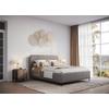 Polsterbett Mit Lattenrost 140x200 Cm Bendi Ii Taupe - Taupe/Schwarz, MODERN, Holz/Holzwerkstoff (140/200cm) - MID.YOU