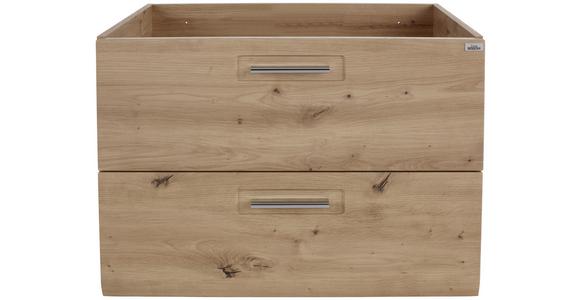 Waschbeckenunterschrank Mit Soft-Close Avensis, B: 75 cm - Eichefarben, MODERN, Holzwerkstoff (75/53/45cm) - Luca Bessoni