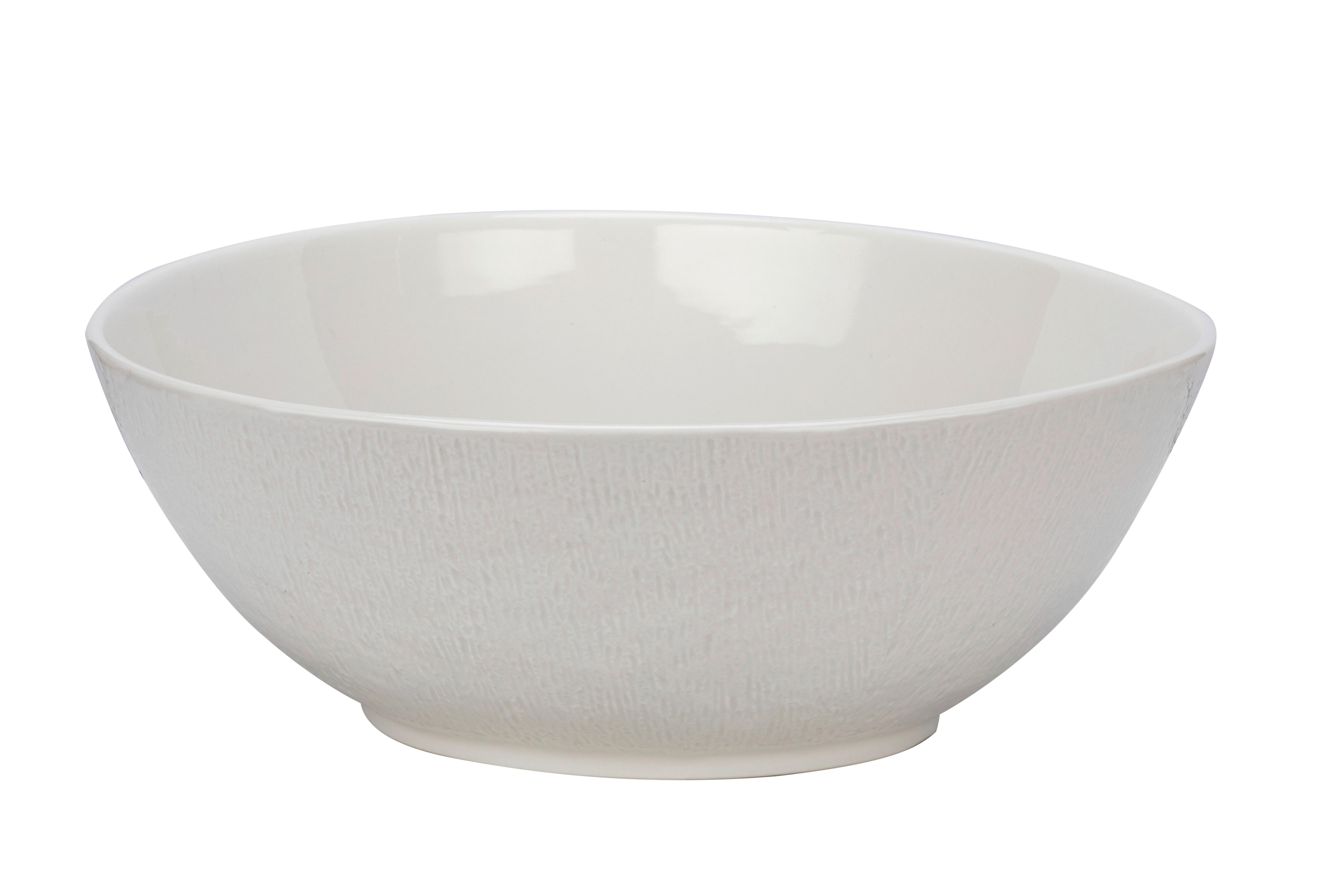 Salátová Mísa Haruki - bílá, Moderní, keramika (22,1/19,6/8cm) - Premium Living