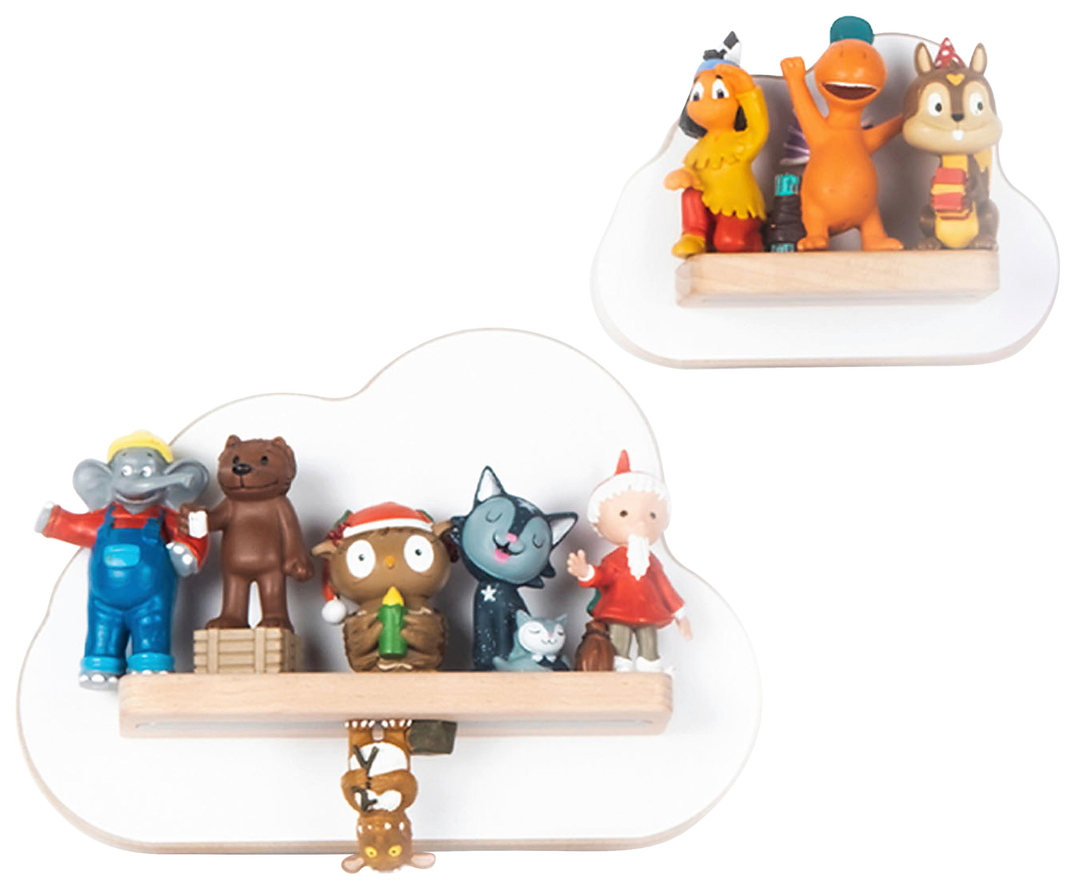 Kinderregal Boarti Weiß B: 22 cm - Weiß, MODERN, Holzwerkstoff (22/16/5cm) - Livetastic