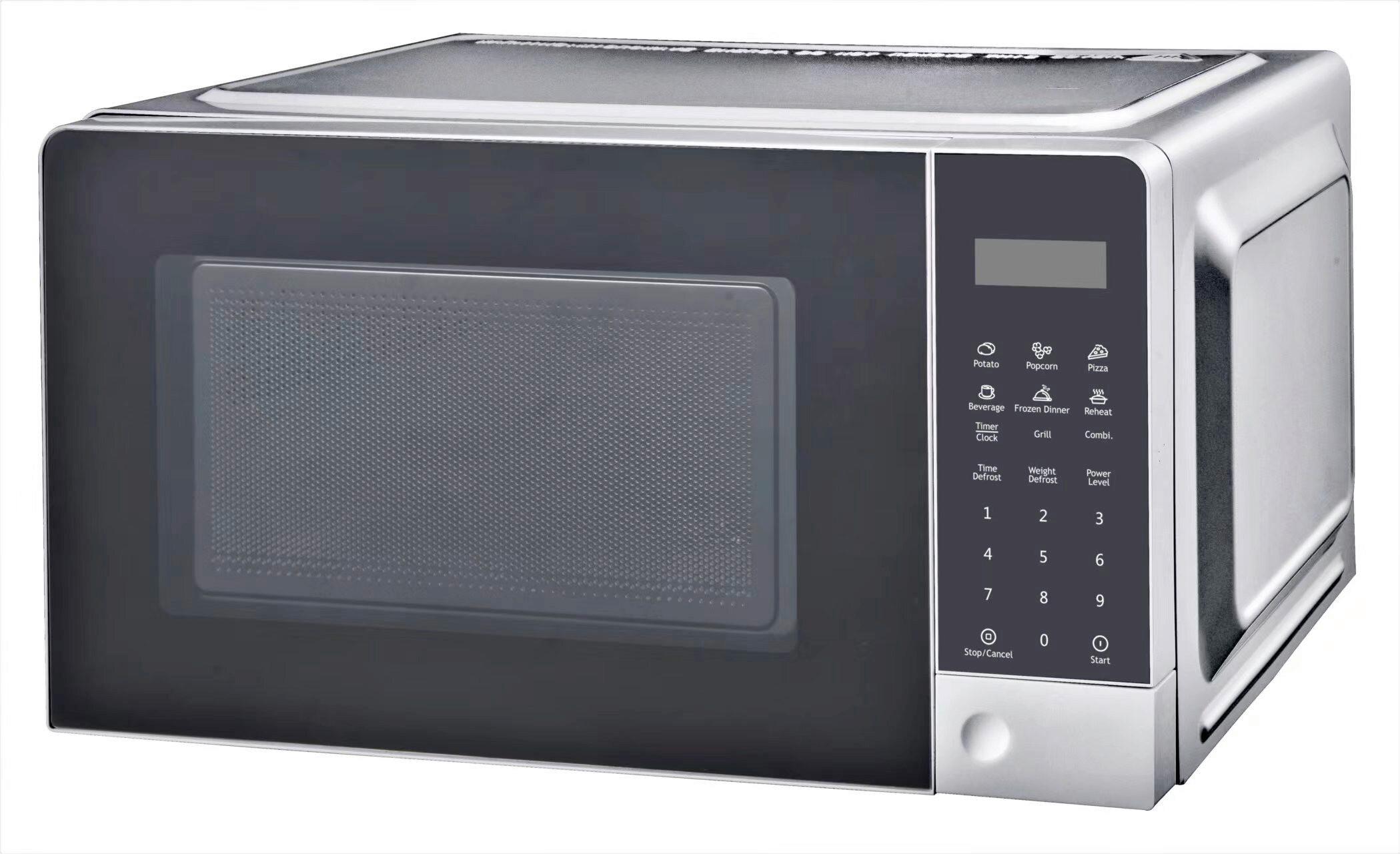Mikrowelle Bono Schwarz 700 W 11 Leistungsstufen - Schwarz, Basics, Glas/Kunststoff (24,3/44,6/33,2cm) - Bono