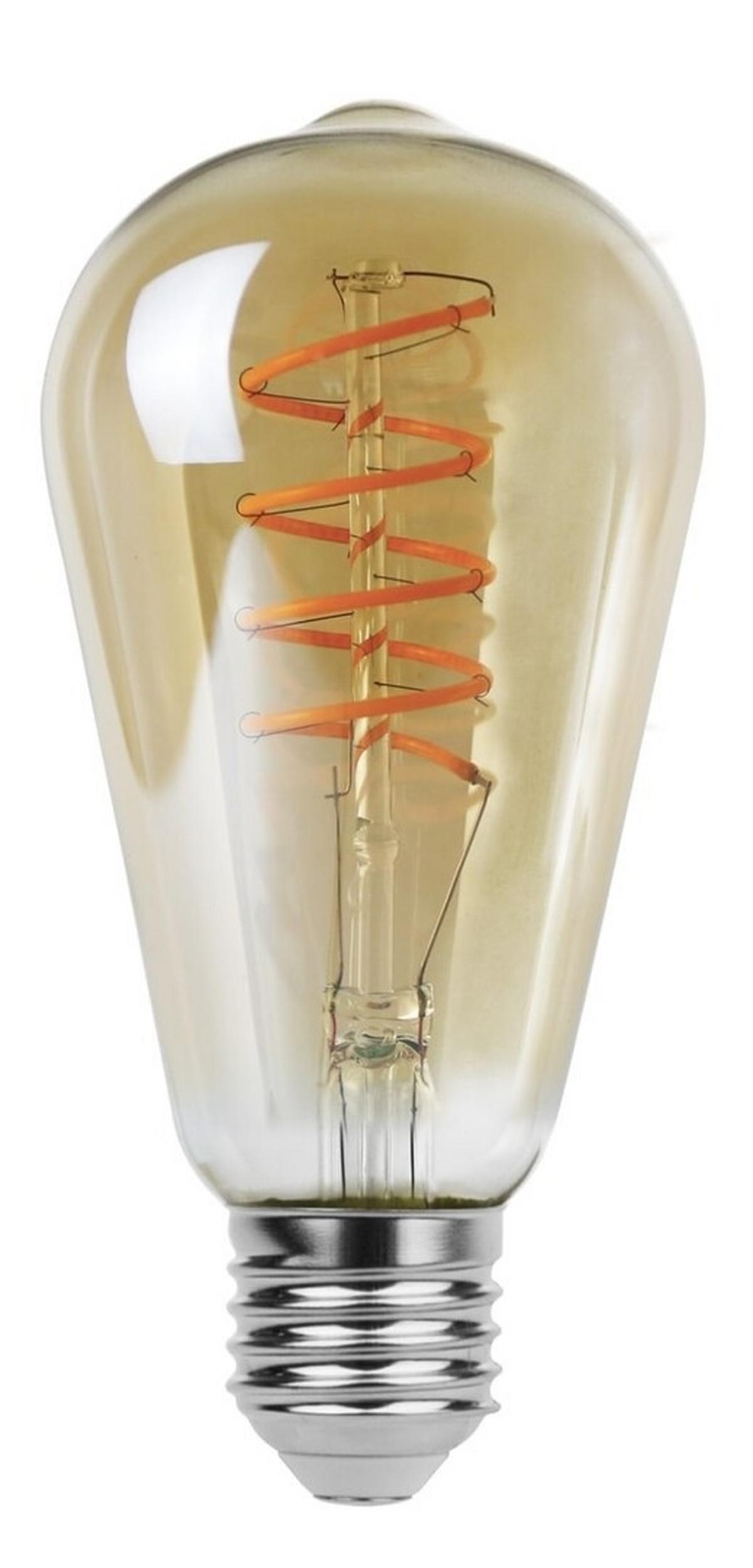 Filament Led Borostyán Színű Üveg - Basics