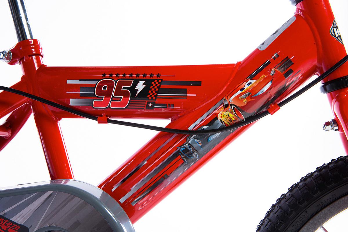 Kinderfahrrad Mit Stützrädern Cars 16 Zoll - Rot, Basics, Metall (54/78,1/106cm)