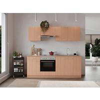 Küchenblock Gerda Küchenblock 210 cm - Buchefarben, Basics, Holzwerkstoff (210cm) - Respekta