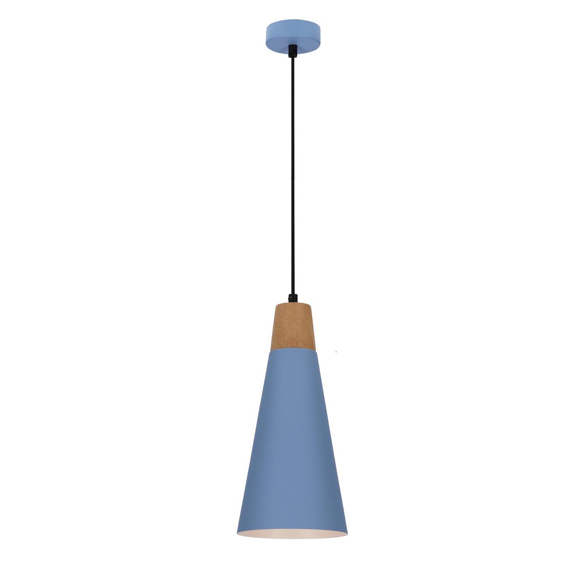 Pendelleuchte Faro 50101258 - Schwarz/Hellblau, Trend, Metall (15/15/90cm)
