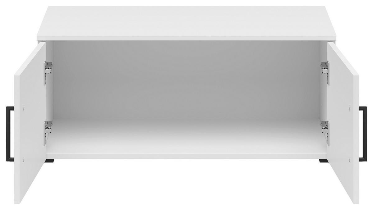 Nadstavec na skriňu MULTISTAURAUM, š: 80 cm - čierna/biela, Modern, kompozitné drevo/plast (80/35/40cm)