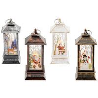 LED-Laterne Ax5304230 - Silberfarben/Goldfarben, Basics, Kunststoff (5,2/5,2/13cm)