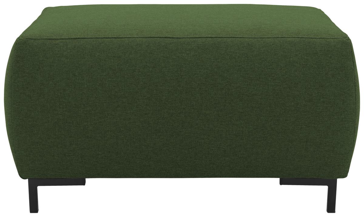 Hocker Looks Vi - Schwarz/Grün, Design, Textil (88/44/68cm) - LOOKS by W.Joop